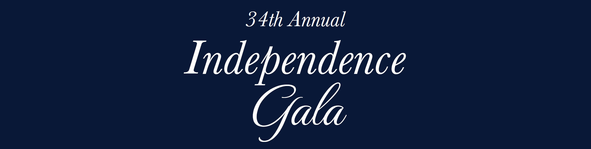 34th Annual Independence Gala